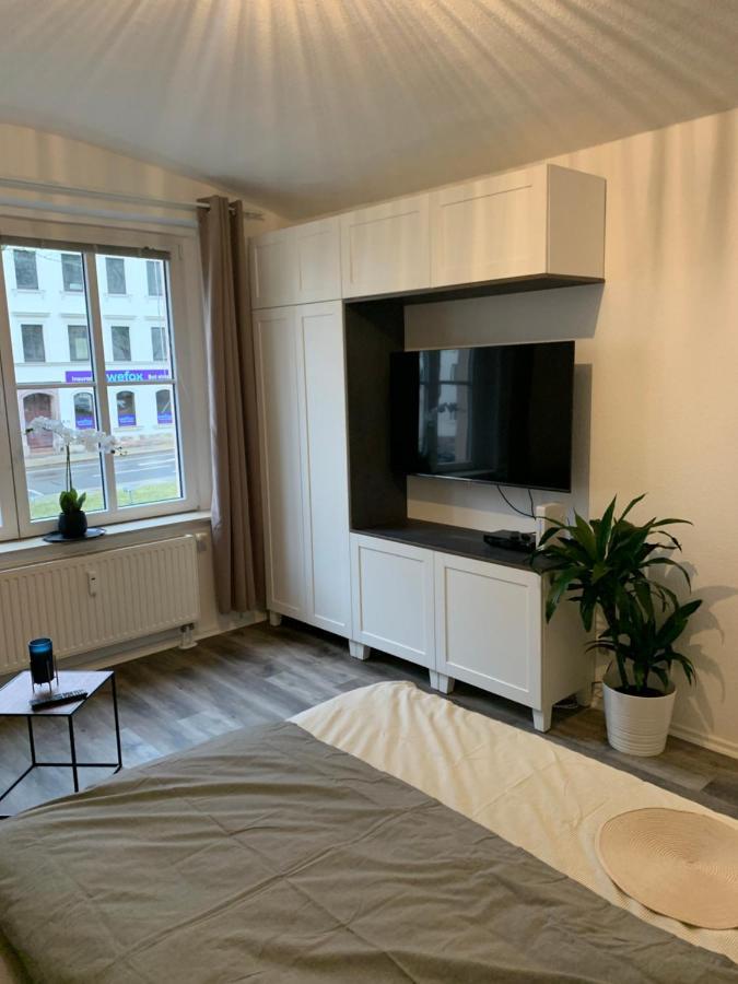 40 Qm Appartment Parkplatz, Balkon,Netflix, Prime Chemnitz Eksteriør billede