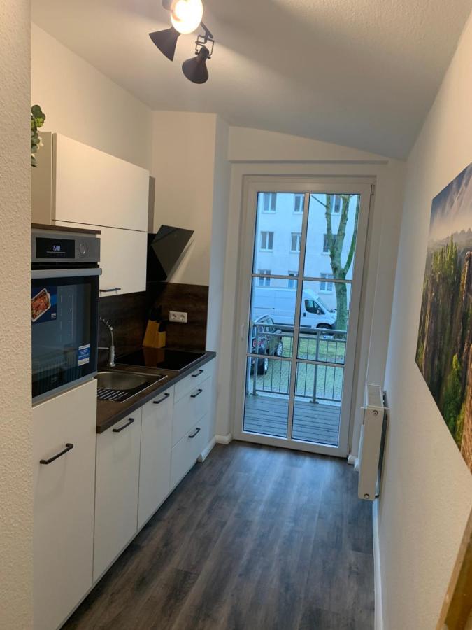 40 Qm Appartment Parkplatz, Balkon,Netflix, Prime Chemnitz Eksteriør billede