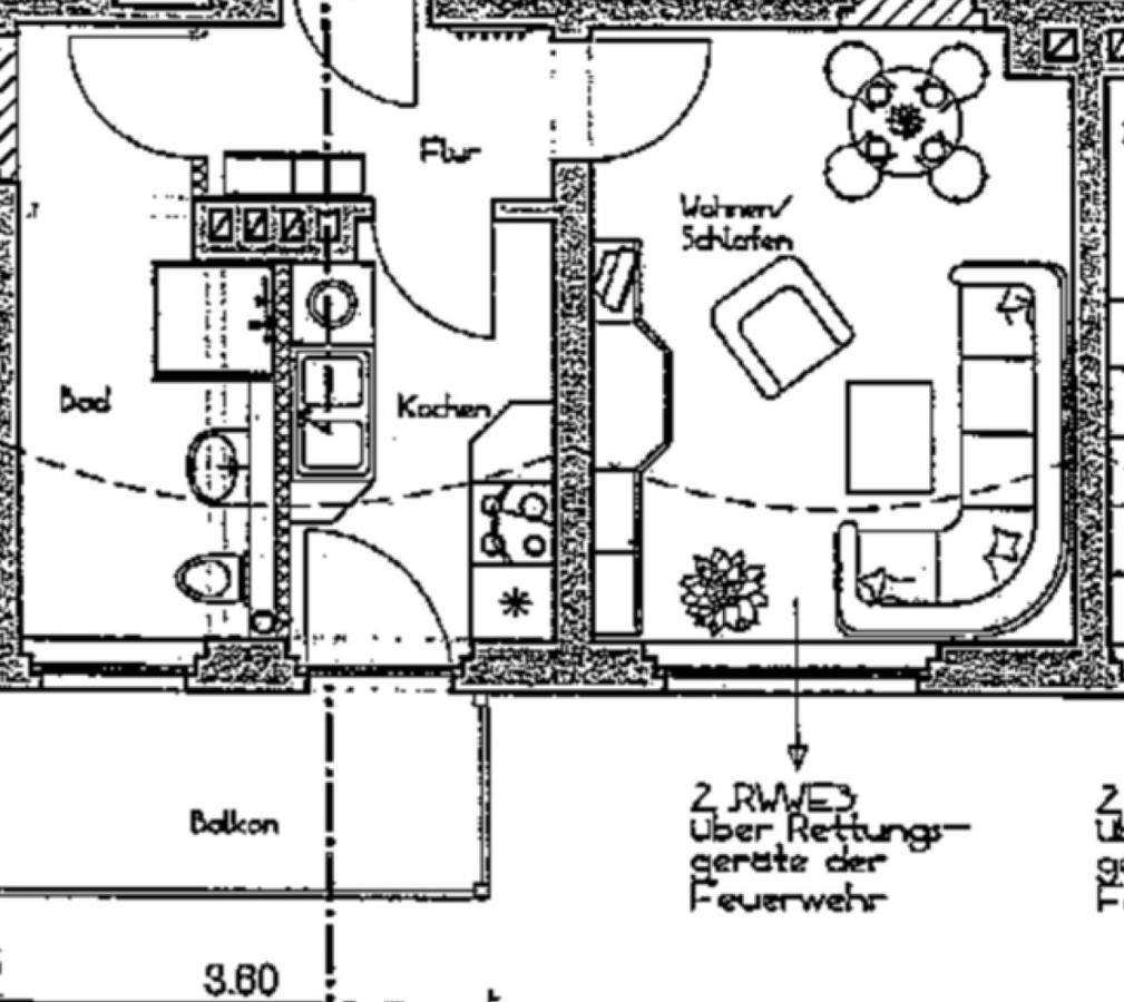 40 Qm Appartment Parkplatz, Balkon,Netflix, Prime Chemnitz Eksteriør billede